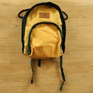 Black Sheep Backpack Yellow Green Color Block Travel Hiking Outdoors Trail Camp